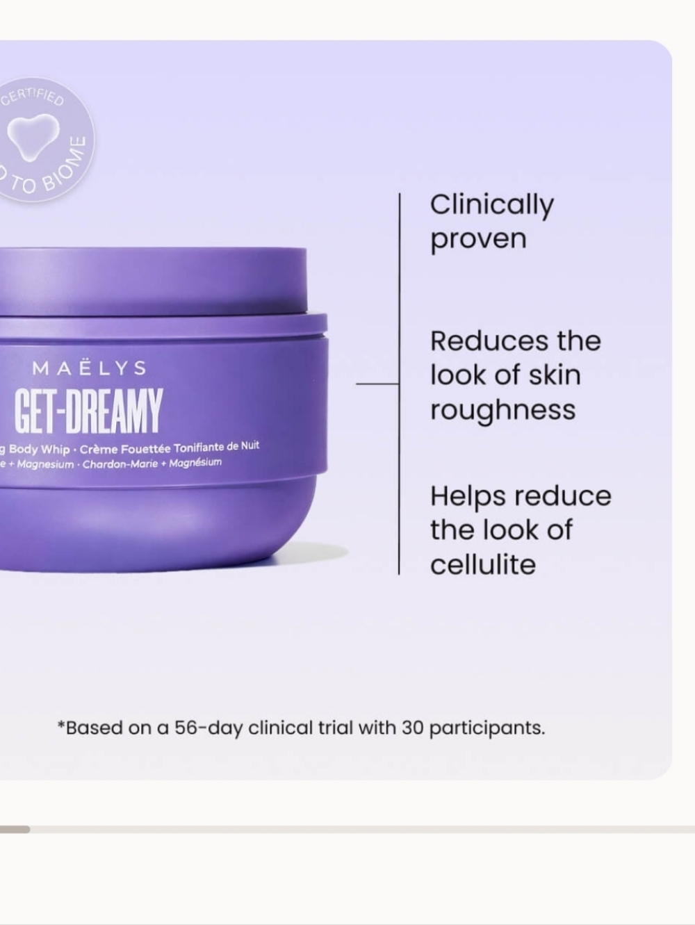 NEW SEALED (2) MAELYS 6.8 Ounces GET-DREAMY Overnight Toning Body Whip ๐ค๐ค - Picture 2 of 12